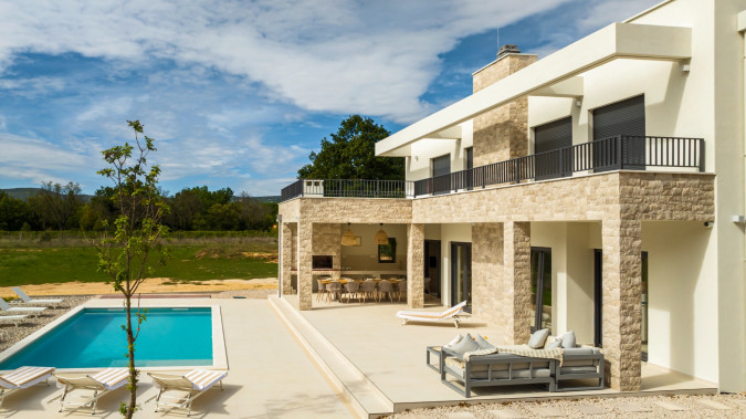 Außenbereich, Villa Wellbeing , Dalmatien, Kroatien Podstrana