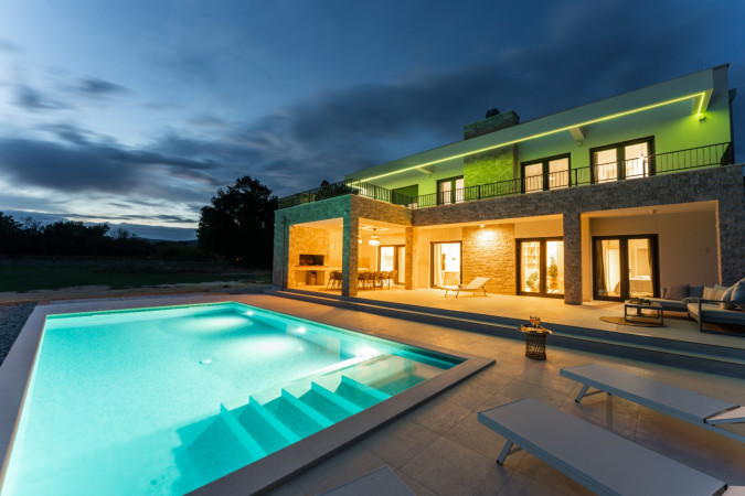 Außenbereich, Villa Wellbeing , Dalmatien, Kroatien Podstrana