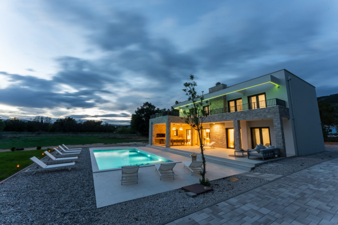 Außenbereich, Villa Wellbeing , Dalmatien, Kroatien Podstrana