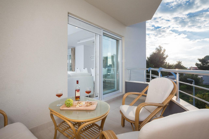 Außenbereich, Villa Wellbeing , Dalmatien, Kroatien Podstrana