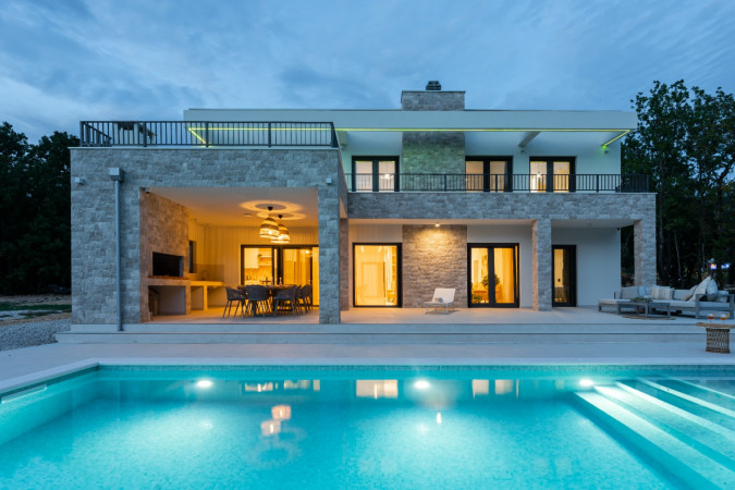 Außenbereich, Villa Wellbeing , Dalmatien, Kroatien Podstrana